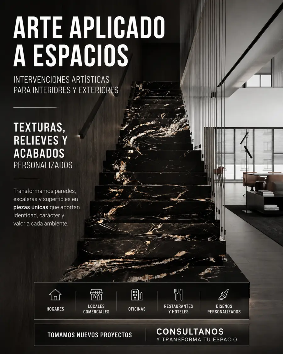 Diseño de comunicación para arte aplicado a espacios, ejemplo tres